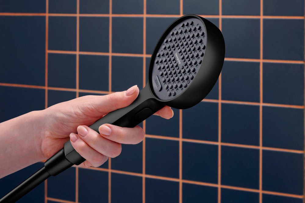 Pommeau de douche Activera 2 jets, noir