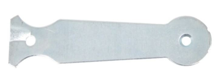 Happe bout rond zingué blanc 120 mm TORBEL 9921121