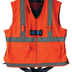 Harnais antichute HT22 avec veste réfléchissante orange/gris TRACTEL 83782