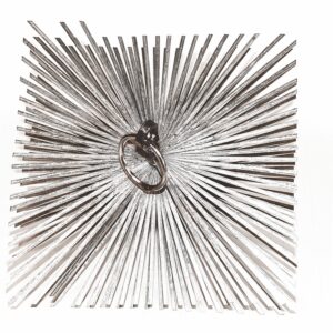 Hérisson en acier carré à anneaux pour conduits de cheminée 300 x 300 mm PROGALVA 1671