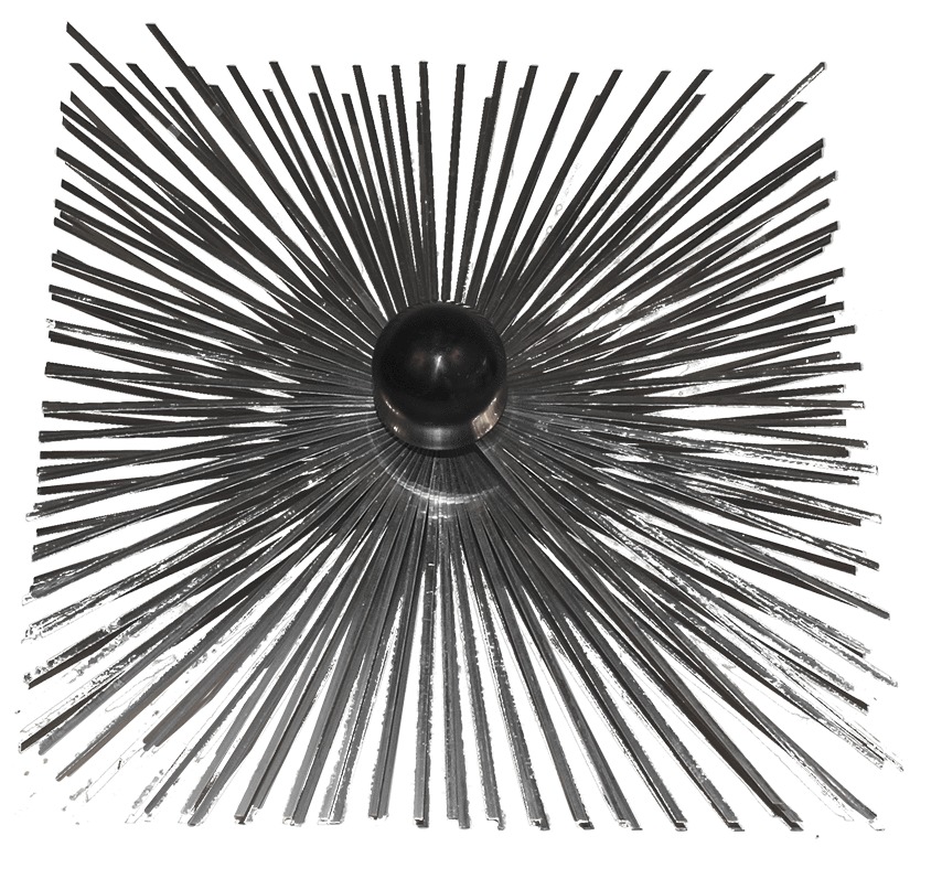 Hérisson en acier carré pour conduits maçonnés et poteries 250 x 250 mm PROGALVA 1609