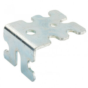 1 équerre système 32 acier zingué HETTICH, l.50 mm