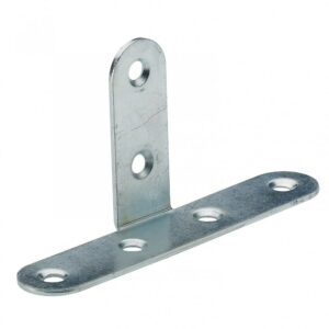 1 équerre t coudé acier zingué HETTICH, l.40 mm