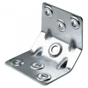 1 renfort d'angle pour table acier zingué HETTICH, l.70 mm