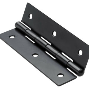 Charnière en acier pour meuble, HETTICH, L.100 x l.50 mm, noir