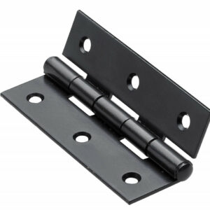 Charnière en acier pour meuble, HETTICH, L.70 x l.40 mm, noir
