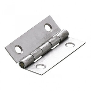 Charnière universelle inox pour meuble, L.50 x l.30 mm