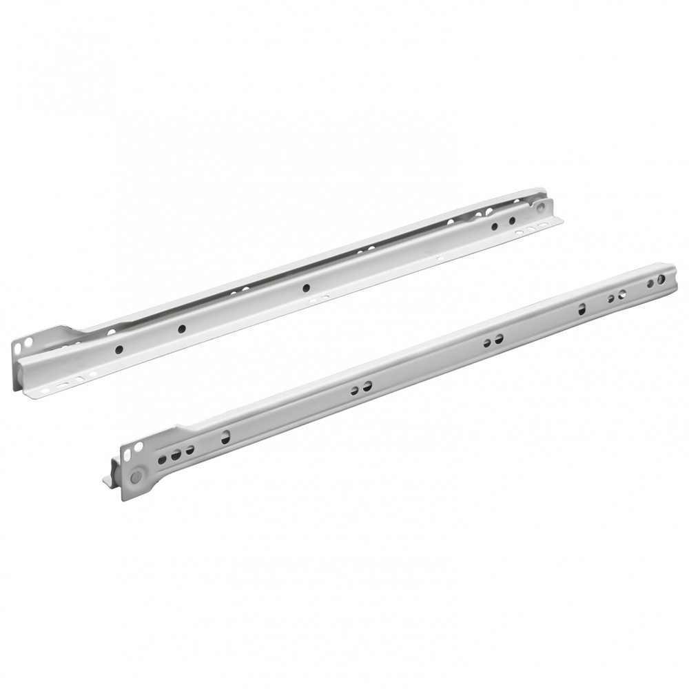 Coulisse pour tiroir à galets, HETTICH 15 kg L.55 cm