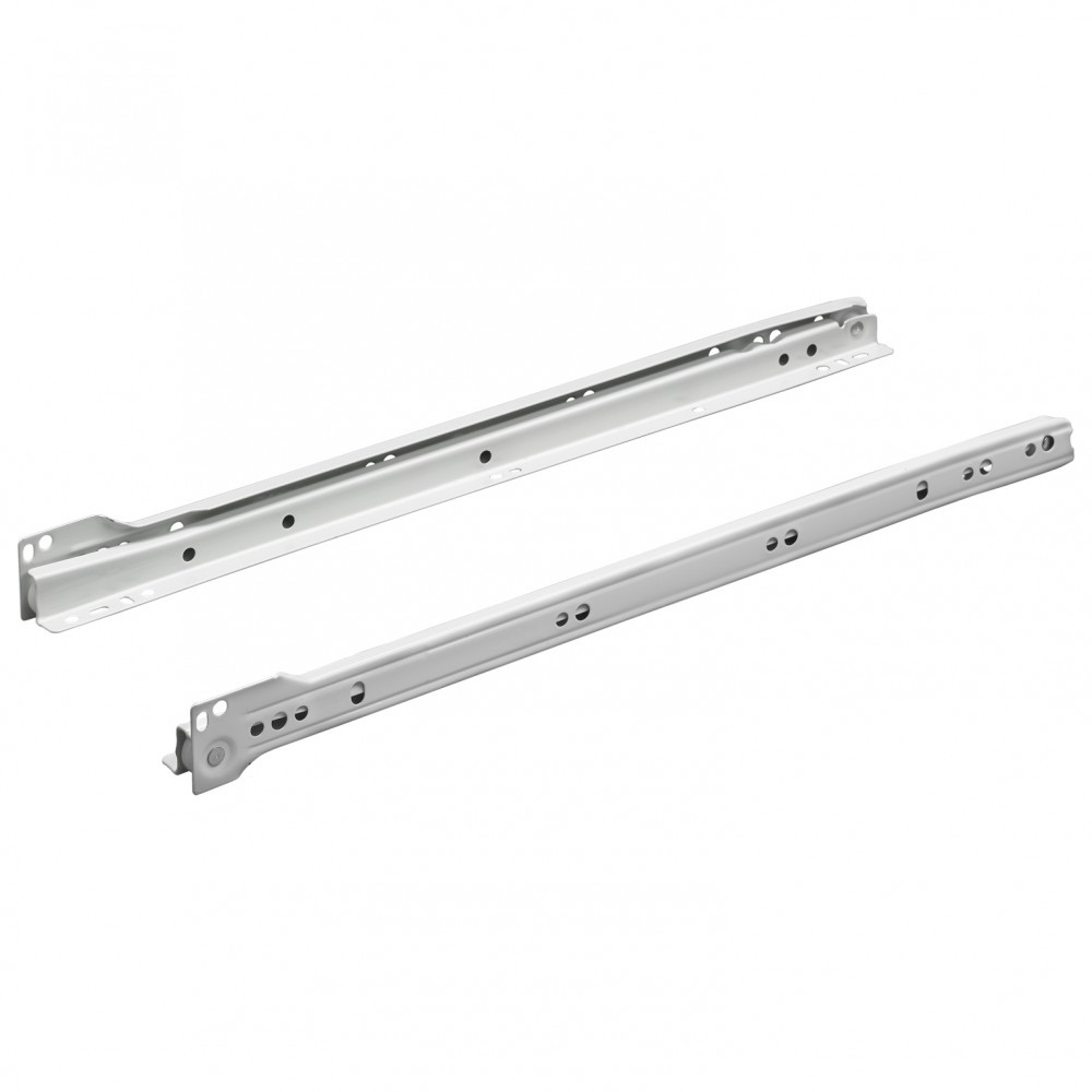 Coulisse pour tiroir à galets, HETTICH 20 kg L.40 cm