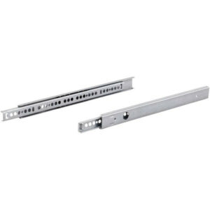 Coulisse pour tiroir roulement de boules avec extension partielle, HETTICH 12 kg