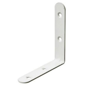 Equerre chaise acier 100 / 15 blanc