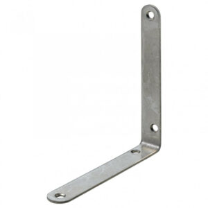 Equerre grise 120x120x18 mm Inox HETTICH