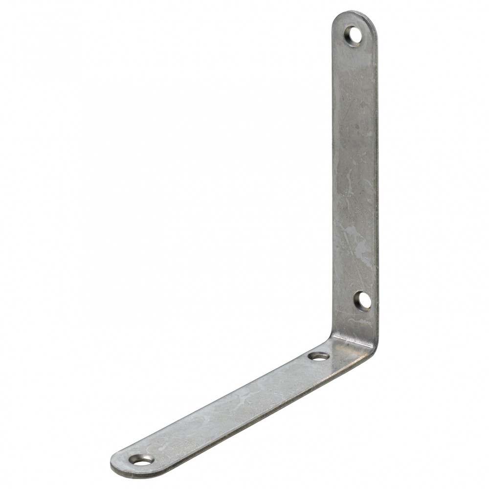 Equerre grise 120x120x18 mm Inox HETTICH