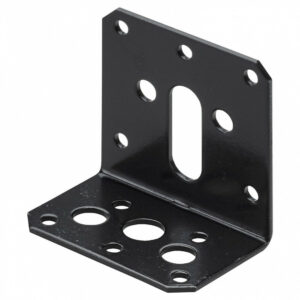 Equerre noir HETTICH, l.38 mm x P.58 cm