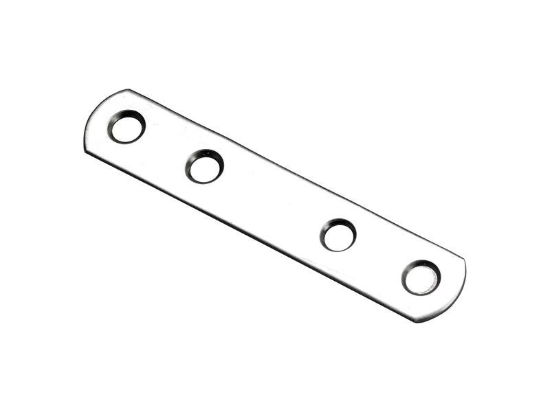 Ferrure d'assemblage poli HETTICH, l.80 mm