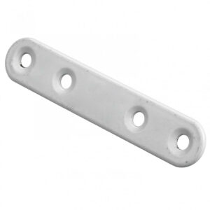 Lot de 12 Pattes d'assemblage Blanc HETTICH, l.15 mm