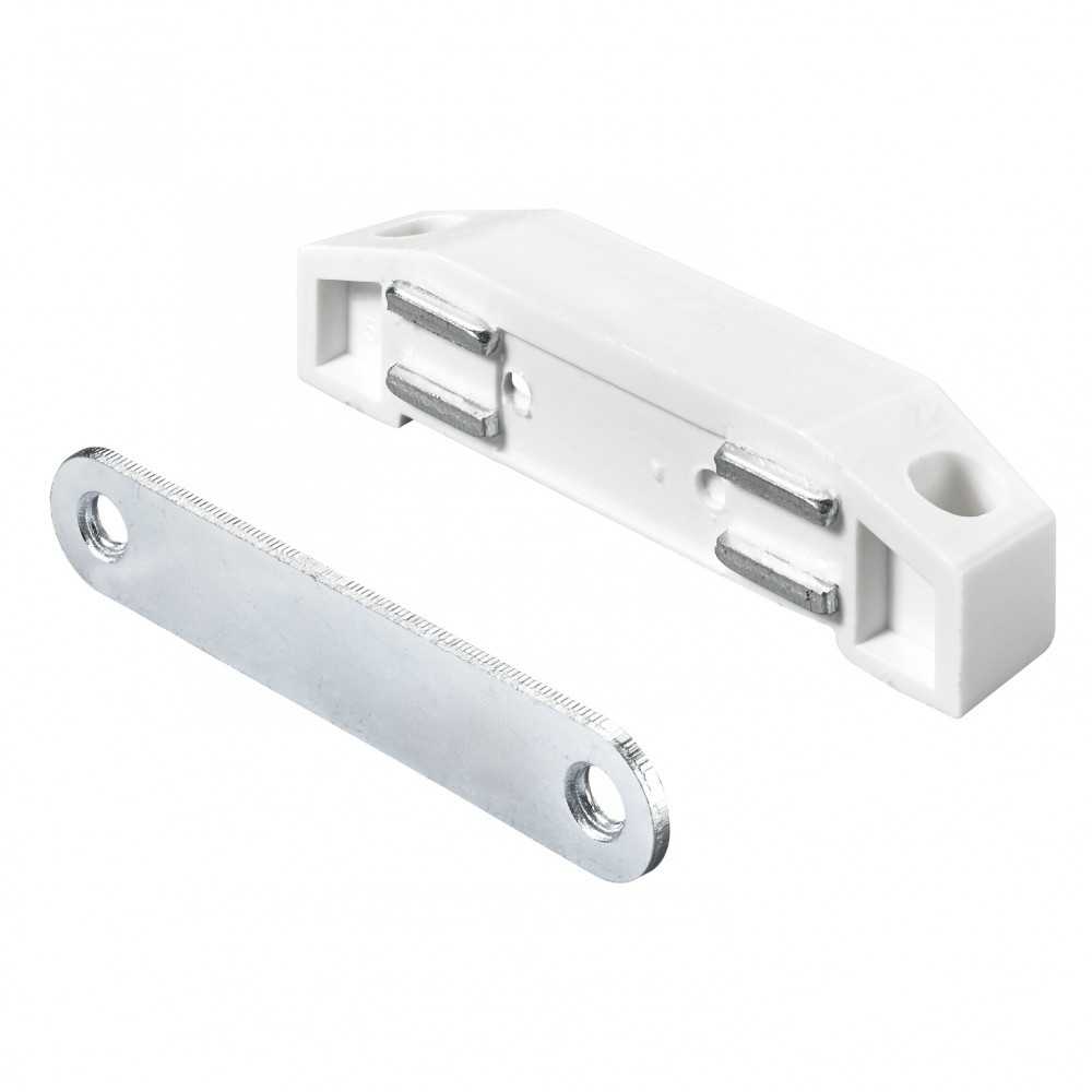 Lot de 2 aimants magnétiques plastique HETTICH, L.17.3 x l.75.0 mm