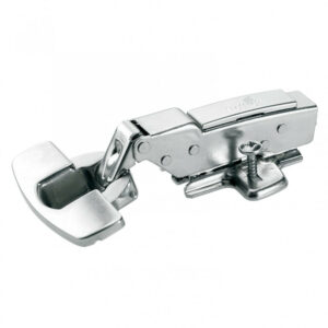 Lot de 2 charnières invisibles à encastrer Ø mm, demi-recouvrement ouverture 1