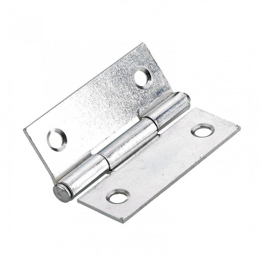 Lot de 2 charnières universel acier pour meuble, L.36 x l.45 mm