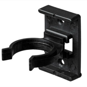 Lot de 2 clips plastique à clipser, Diam.25