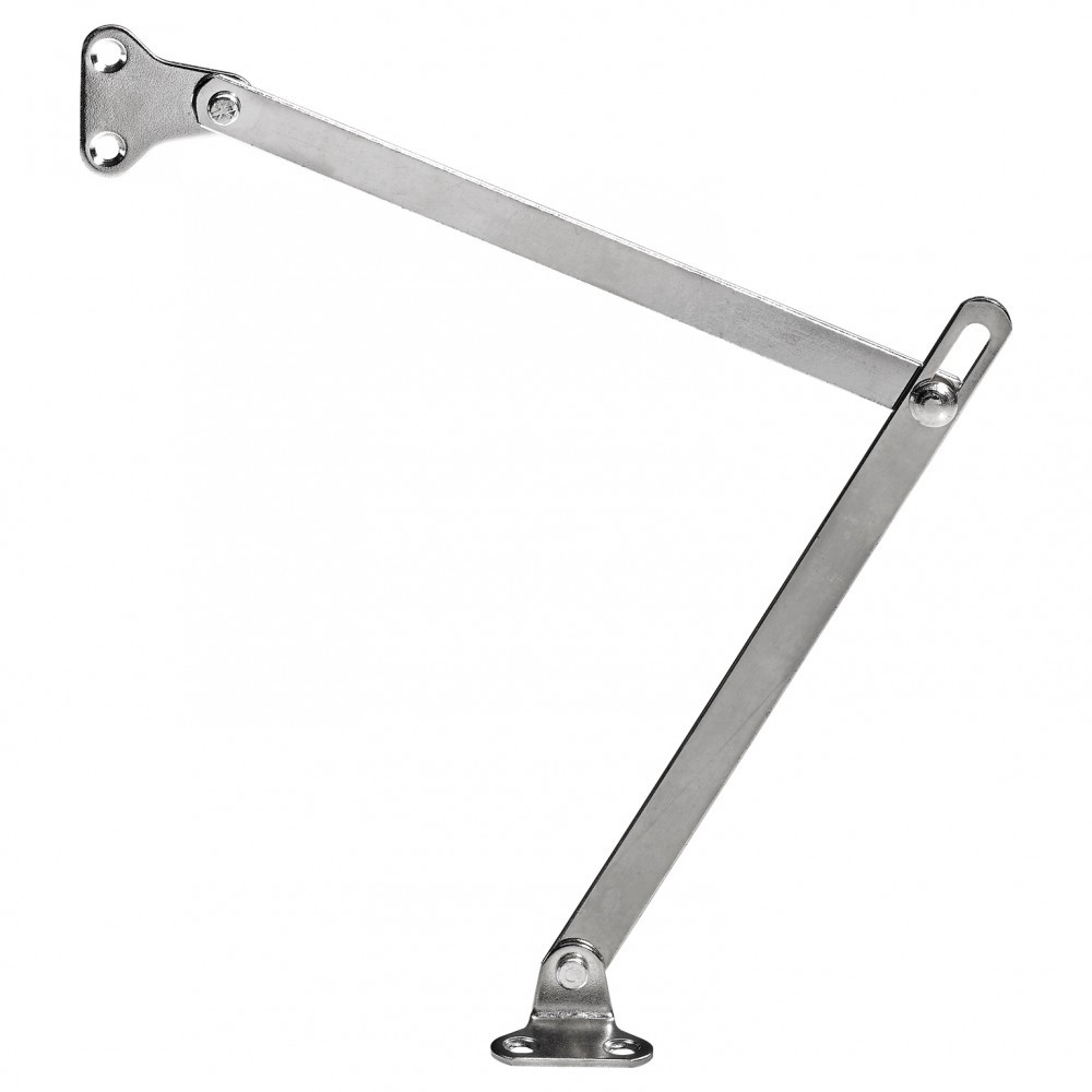Lot de 2 compas d'abattant pour porte de meuble HETTICH, L.250 mm