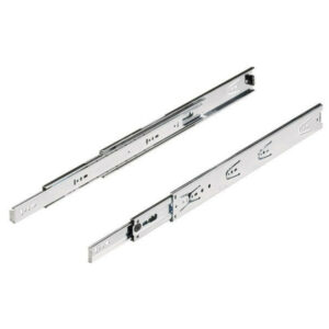 Lot de 2 coulisses pour tiroir a billes, HETTICH 45 kg L.25 cm