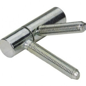 Lot de 2 fiches à visser HETTICH, acier zingué, H.55 x l.15 mm