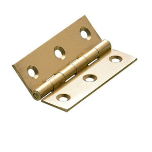Lot De 2 Paumelles Laiton Pour Meuble Hettich, L.64 X L.40 Mm
