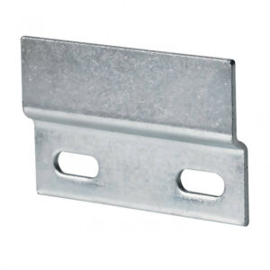 Lot de 2 profils pour suspension de meubles hauts acier zingué HETTICH, l.45 mm