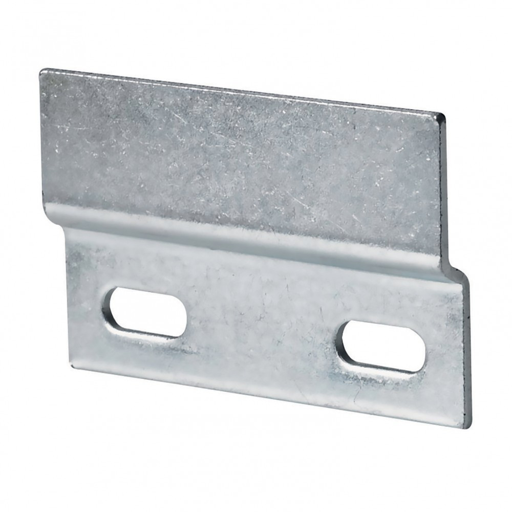 Lot de 2 profils pour suspension de meubles hauts acier zingué HETTICH, l.45 mm