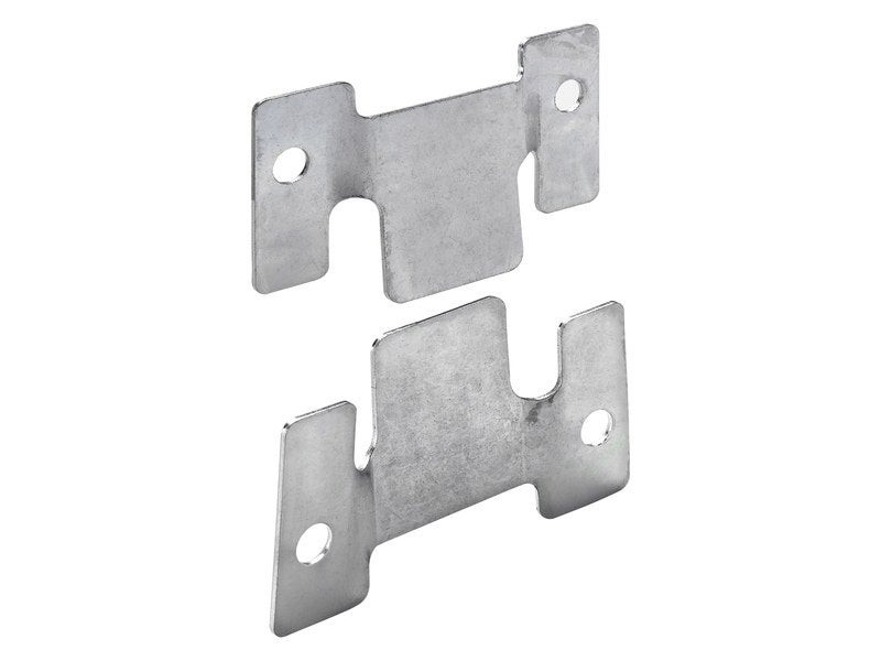 Lot de 2 raccords d'assemblage acier zingue HETTICH, l.100 mm