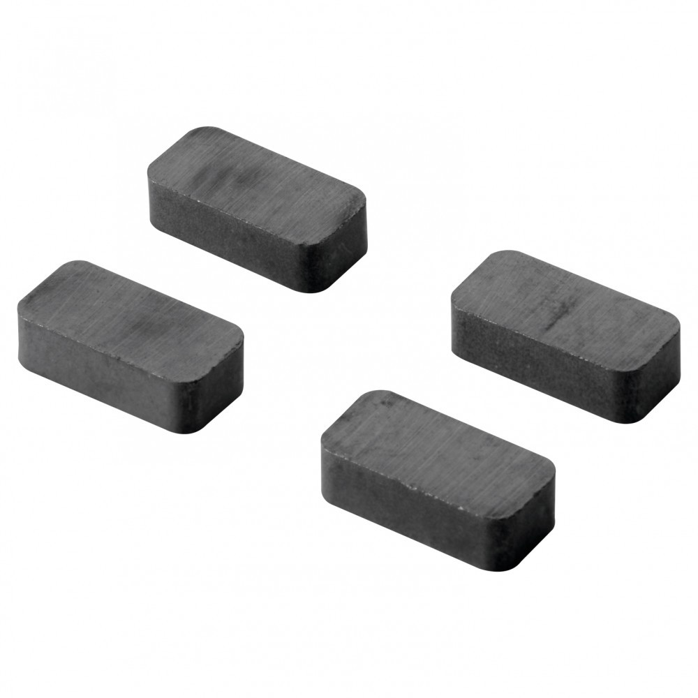 Lot de 4 aimants magnétiques HETTICH, L.20 x l.10 mm
