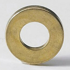 Lot de 6 bagues paumelles laiton pour meuble HETTICH, L.2.5 x Diam.16.4 mm