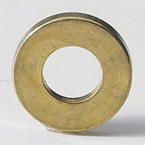 Lot de 6 bagues paumelles laiton pour meuble HETTICH, L.3 x Diam.14 mm