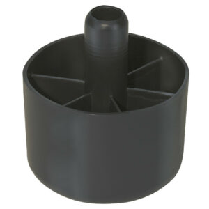 Patin plastique à emboîter, Diam.50 x H.34 mm