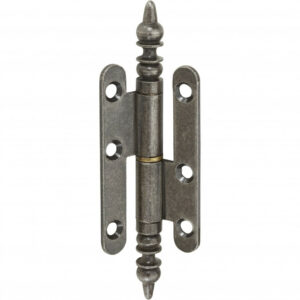 Paumelle acier pour meuble HETTICH, L.80 x l.45 mm