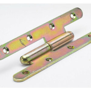 Paumelle gauche Acier Pour Fenêtre Hettich, L.80x45mm