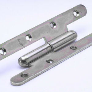 Paumelle inox pour meuble HETTICH, L.110 x l.55 mm
