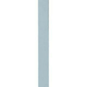 Pied de table carré fixe acier époxy blanc, 80 cm