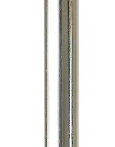Pied de table cylindrique fixe acier brossé gris, 80 cm