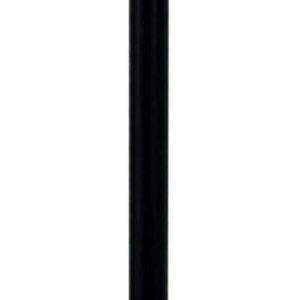 Pied de table cylindrique fixe acier époxy noir, 80 cm