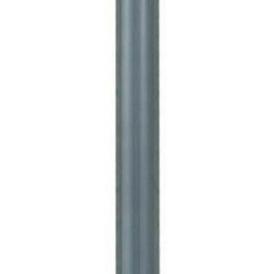 Pied de table cylindrique fixe acier mat gris, 80 cm
