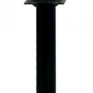 Pied meuble cylindrique HETTICH fixe acier époxy noir