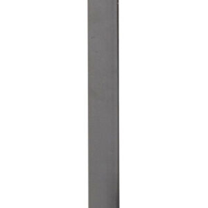 Pied table basse carré HETTICH fixe acier chromé gris