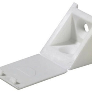 Raccord angle plast 24x23x23 - Blanc