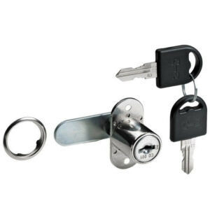 Serrure de meuble acier à encastrer HETTICH 32 mm réversible