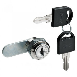Serrure de meuble acier à encastrer HETTICH de 10 à 30 mm réversible
