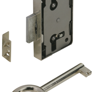 Serrure de meuble acier en applique HETTICH 20 mm réversible