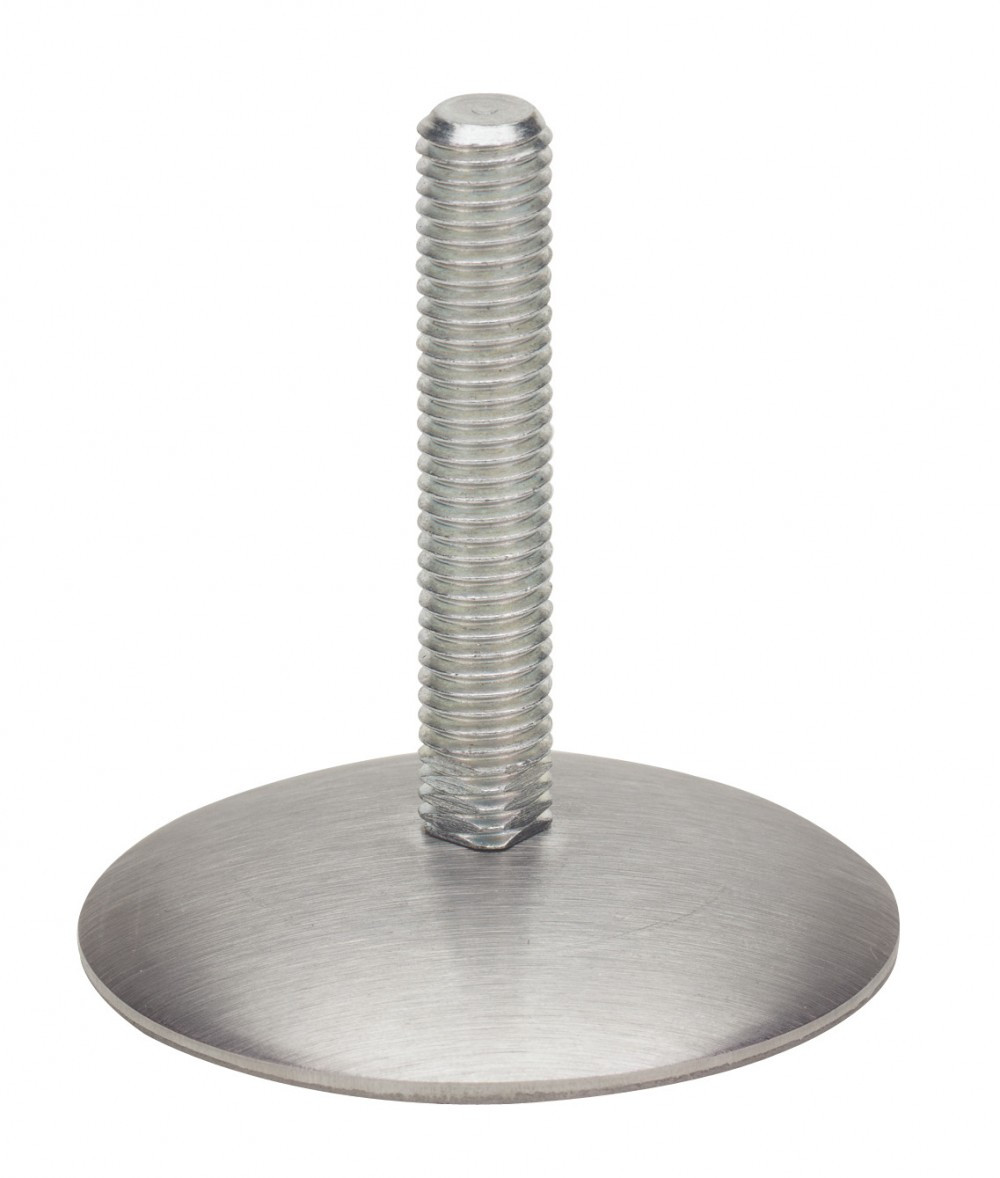 Système de réglage de hauteur acier à visser, Diam.75 x H.75 mm