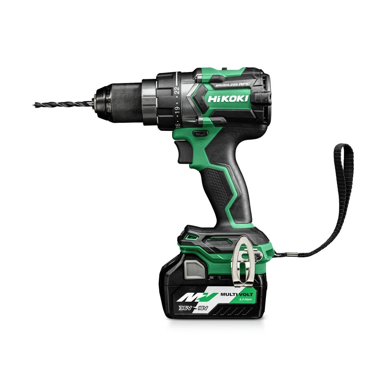 Perceuse visseuse - 18V 5Ah Brushless 140Nm mandrin métal auto-serrant 13mm - RFC HitCase